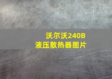 沃尔沃240B 液压散热器图片